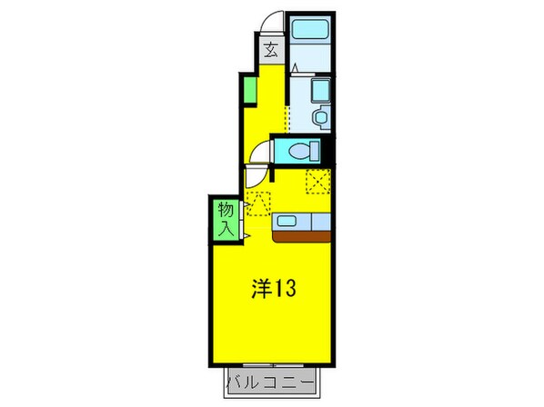 アイリィ－　ビュ－の物件間取画像